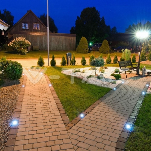 Under Ground Fitting Steel Body GU10 Black Round IP65 - 8