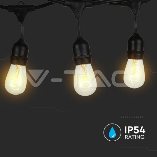 String Light Euro Plug & Weatherproof Socket - 2