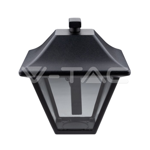 Lámpara de poste para exterior 2 x E27 LED 2280mm IP44 color negro - 3
