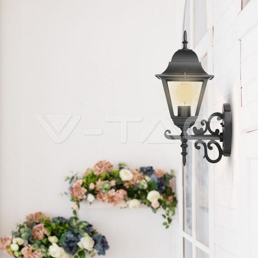 Wall Lamp Large Matt Black Up Е27 - 10