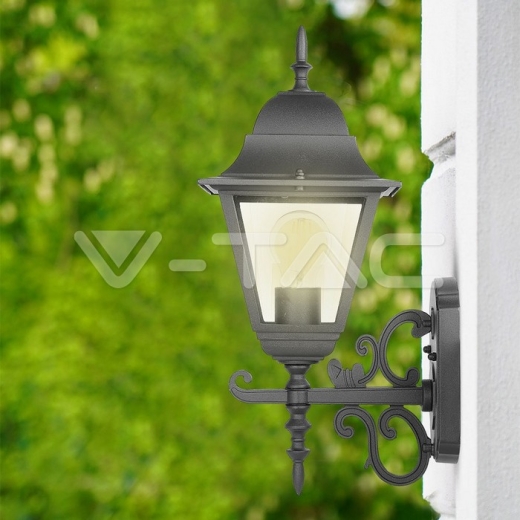 Wall Lamp Large Matt Black Up Е27 - 11