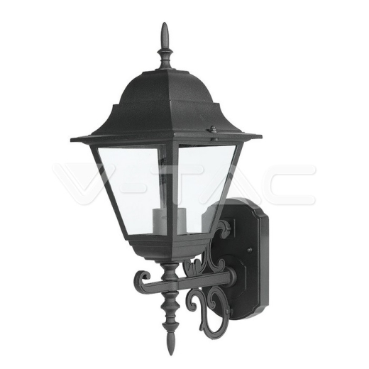 Wall Lamp Large Matt Black Up Е27 - 1