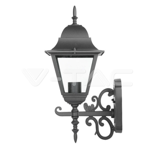 Wall Lamp Large Matt Black Up Е27 - 2