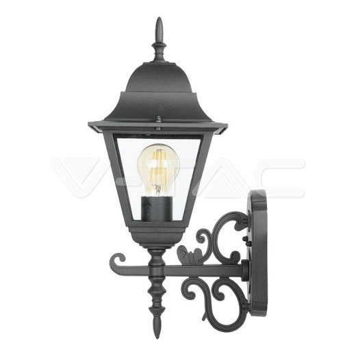 Wall Lamp Large Matt Black Up Е27 - 5