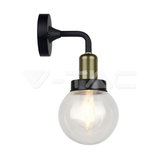 Wall Lamp Matt Black Е27 Down IP65 - 1