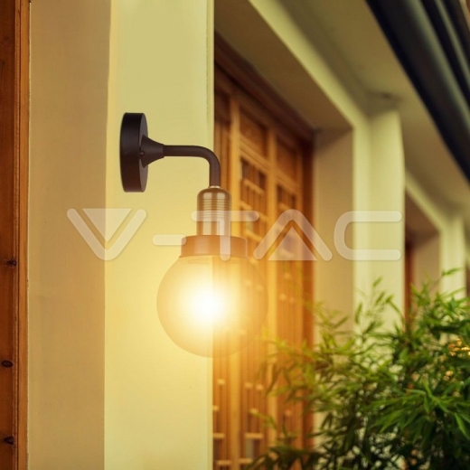 Wall Lamp Matt Black Е27 Down IP65 - 7