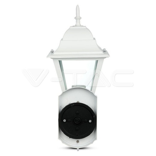 Luz para jardin de paRojo E27 Blanco mate Grande boca arriba - 5