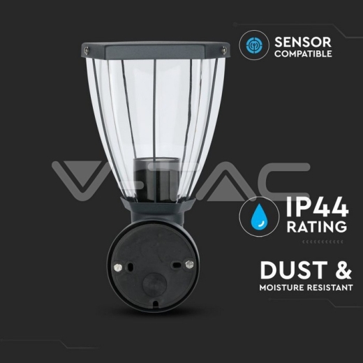 Wall Lamp Matt Black Up - 8