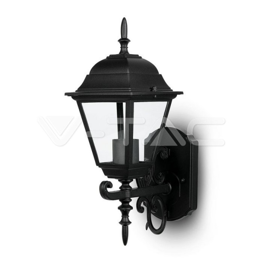 Wall Lamp Small Matt Black Up Е27 - 1