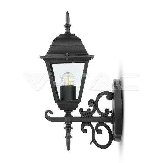 Wall Lamp Small Matt Black Up Е27 - 3