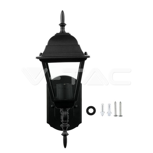 Wall Lamp Small Matt Black Up Е27 - 5