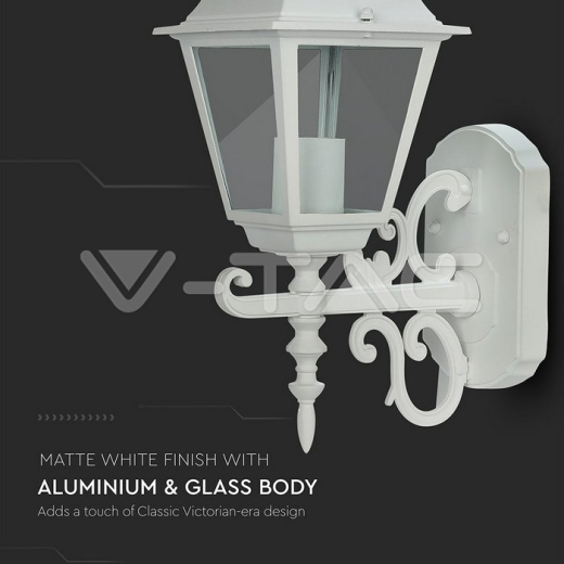 Wall Lamp Small Matt White Up Е27 - 7