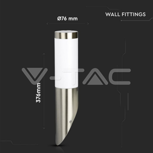 Wall Lamp Stainless Steel Body Diagonal Angle - 9