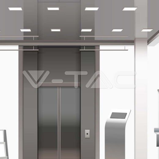 Panel Empotrable Retroiluminado LED 12W Cuadrado 6500K - 9