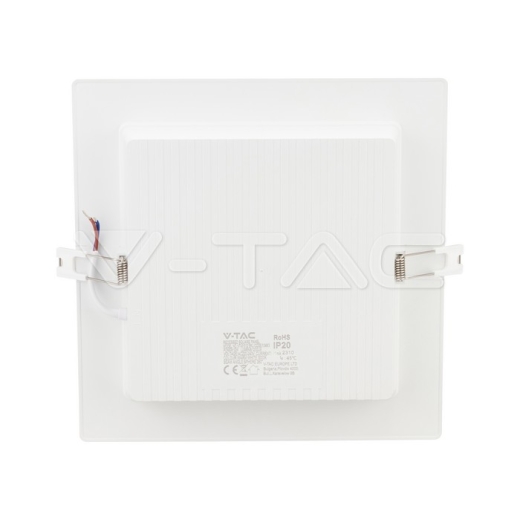 Panel Empotrable Retroiluminado LED 12W Cuadrado 3000K - 2