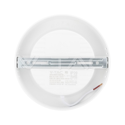 12W LED Mini Panel SAMSUNG Chip Backlit Surface Mounted Round 3000K - 5