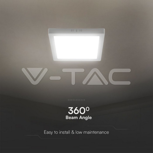 12W LED Mini Panel SAMSUNG Chip Backlit Surface Mounted Square 3000K - 6