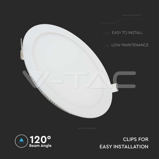 Downlight Panel Premium LED 12W Redondo 3000K - 3