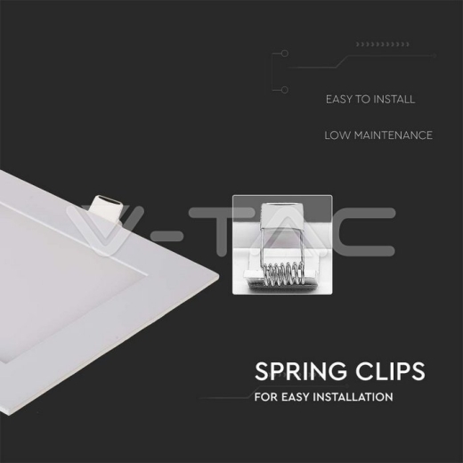 12W LED Premium Panel Downlight Square 4000K - 4