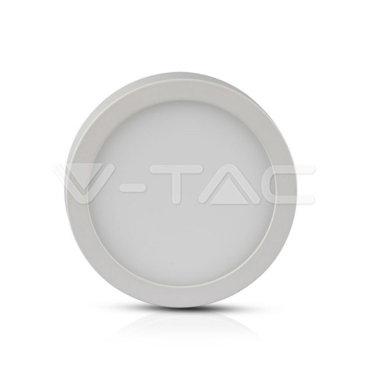 12W LED Panel Surface Slim Round Warm White - 1