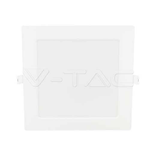 12W LED SAMSUNG Chip Backlit Panel Recessed Square 4000K - 4