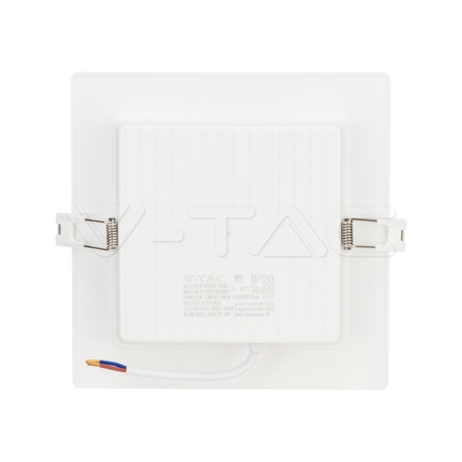 12W LED SAMSUNG Chip Backlit Panel Recessed Square 4000K - 5