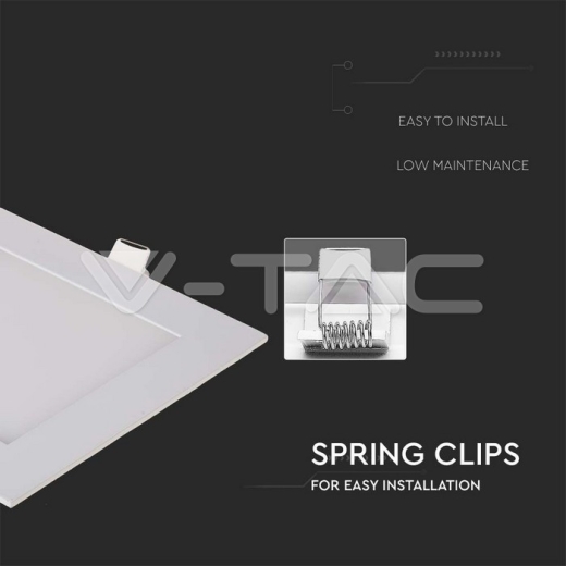 Downlight Panel Premium LED 12W Cuardado 3000K - 4