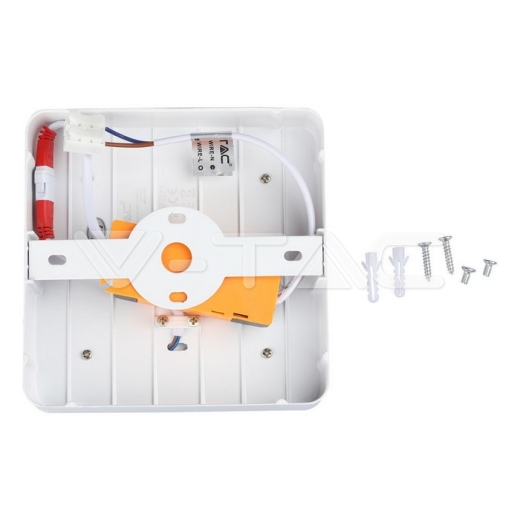 15W LED Panel Surface Twin Square Warm White - 3