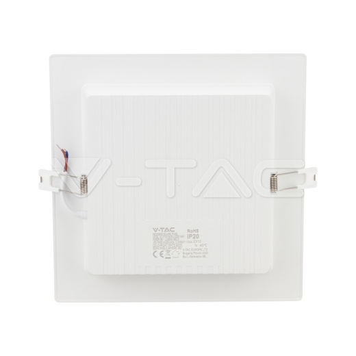 18W LED Backlit Recessed Panel Square 6500K - 5