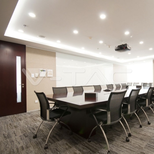 18W LED Panel Adjustable SAMSUNG Chip Round 4000K - 8