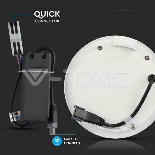 18W LED Panel Premium SAMSUNG Chip Round 4000K - 6