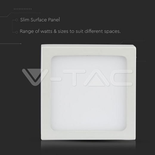 18W LED Panel Surface Premium Square White - 5