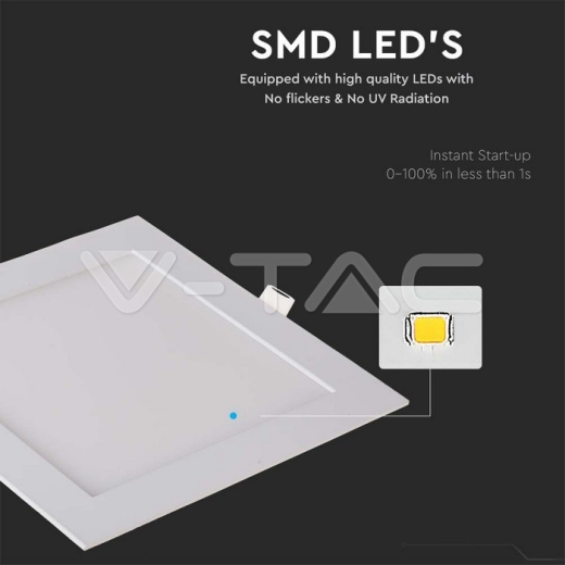 Downlight Panel Premium LED 18W Cuadrado 3000K - 2