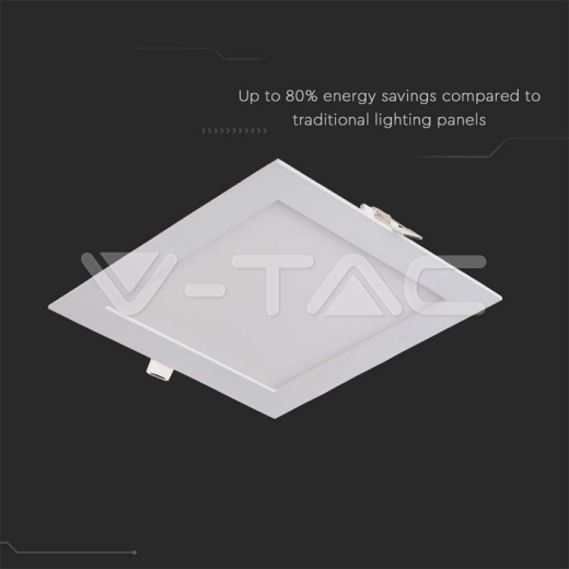 Downlight Panel Premium LED 18W Cuadrado 3000K - 3