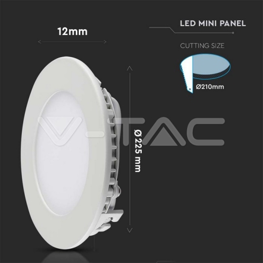 Downlight Panel Premium LED 18W Redondo 4000K - 7