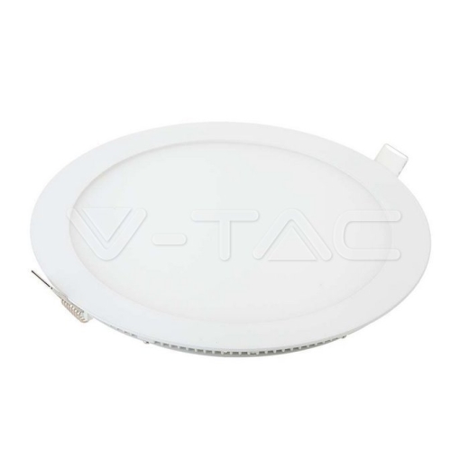 18W LED Premium Panel Downlight Round 3000K - 1