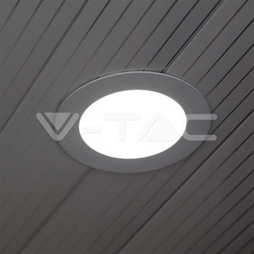 18W LED Premium Panel Downlight Round 3000K - 5