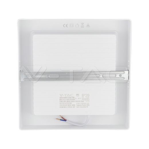 18W LED SAMSUNG Chip Backlit Panel Surface Mounted Square 4000K - 5