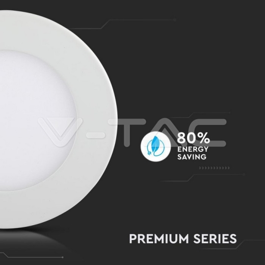 22W LED Panel Premium White Round - 5