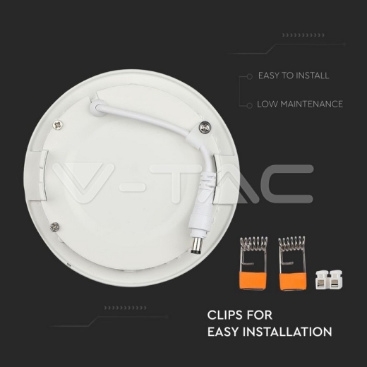 22W LED Panel Premium Warm White Round - 6