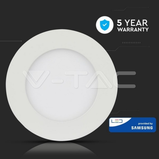 24W LED Panel Premium SAMSUNG Chip Round 3000K - 4