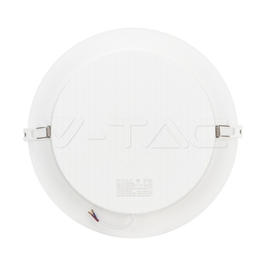 24W LED SAMSUNG Chip Backlit Panel Recessed Round 4000K - 5