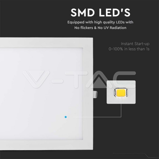 Downlight Panel Premium LED 24W Cuadrado 3000K - 2