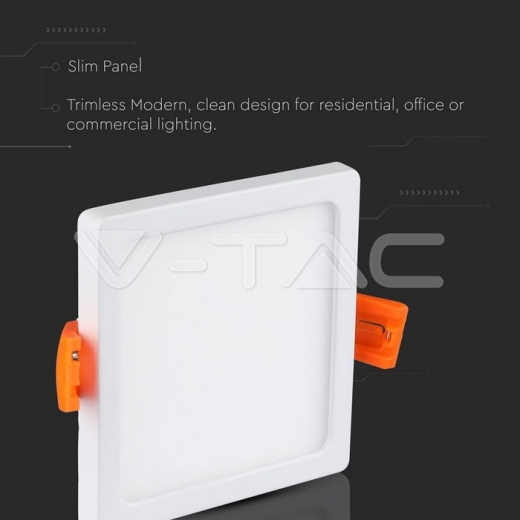 29W LED Panel Trimless Square White - 4