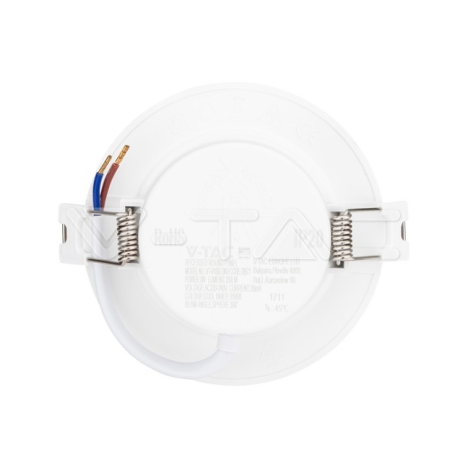 Mini Panel LED 3W SAMSUNG Chip Retroiluminado Empotrable Redondo 6500K - 5