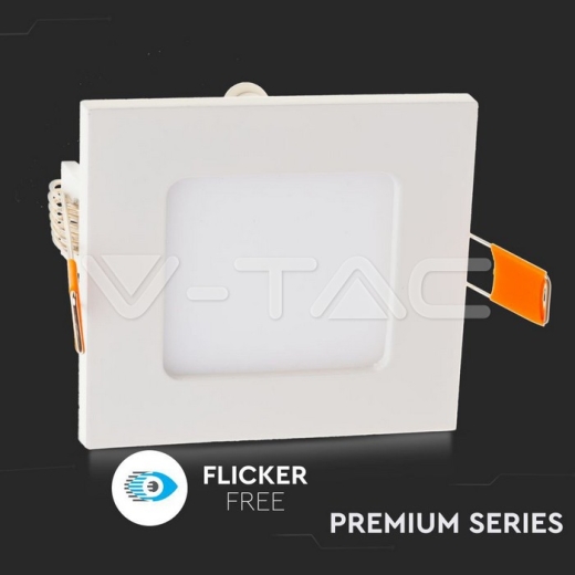 6W LED Panel Premium Square Natural White - 4