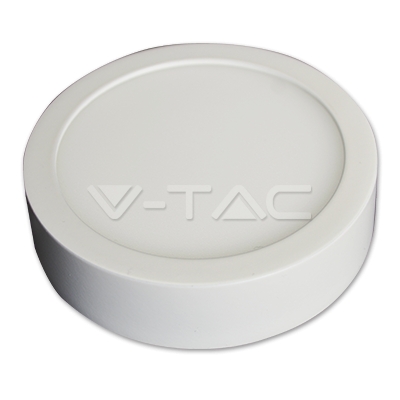 6W LED Panel Surface Slim Round Natural White - 3