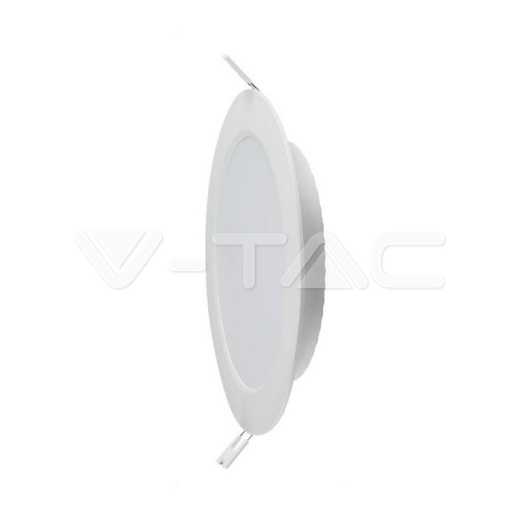 6W LED SAMSUNG Chip Backlit Panel Recessed Round 4000K - 1