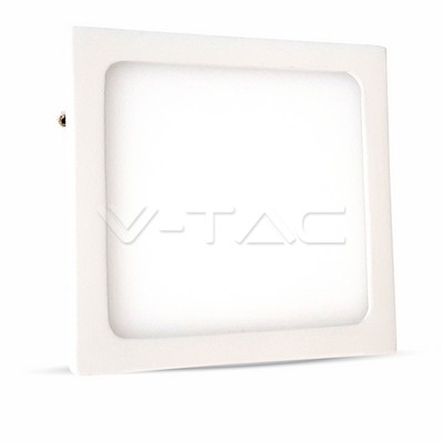 6W LED Panel Surface Slim Square Natural White - 1
