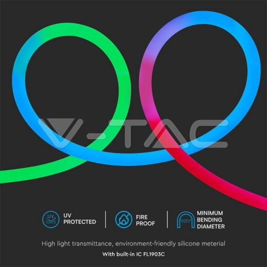 10W Neon Flex RGB 10m - 7